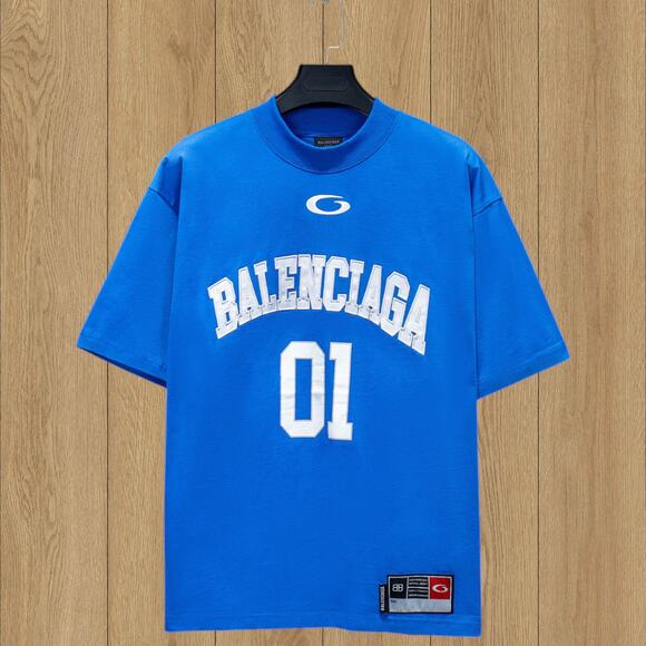 Classic Balenciaga 01 Short-sleeve Blue - Picture 1 of 4
